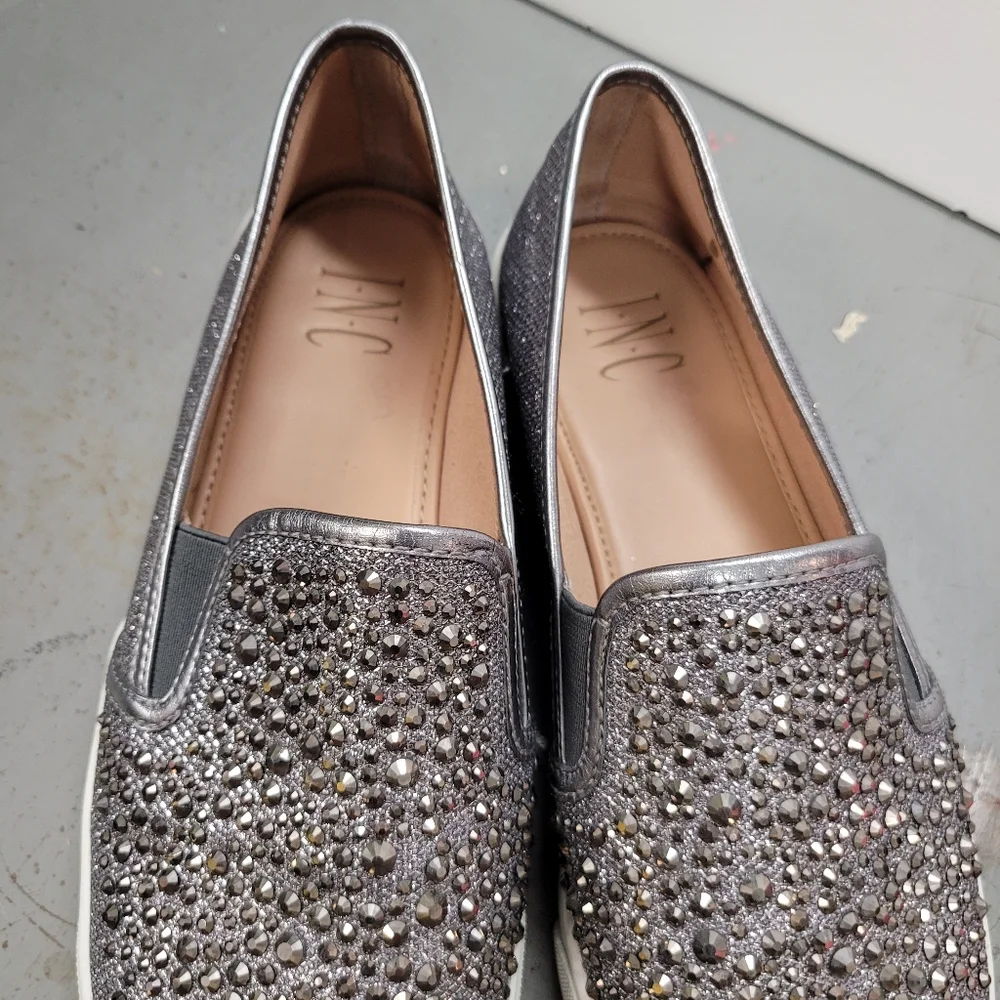 INC INTERNATIONAL CONSEPTS SAMMEE SLIP-ON SNEAKERS SZ 8M - Picture 6 of 11